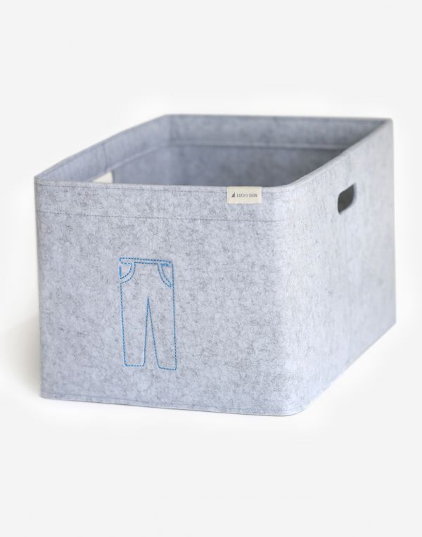 Aufbewahrungsbox mit Kennzeichen, 48x31x25cm - Hose