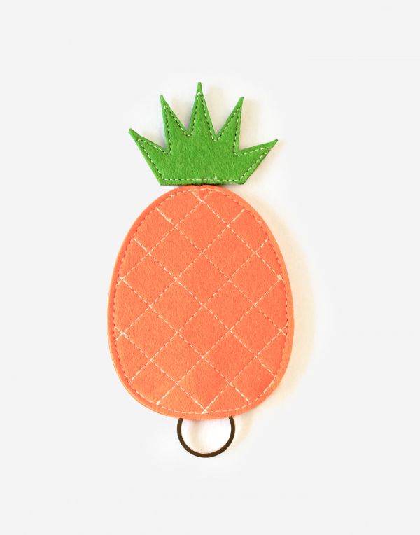 Schlüsseltasche | Ananas - orange