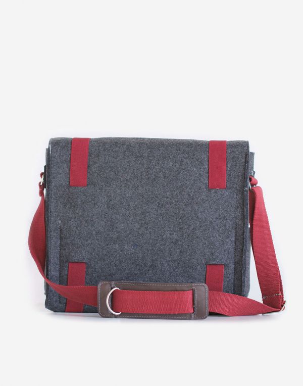 DuneDesign Laptoptasche XXL Geheimfach Umhängetasche Geheimversteck Tasche  (1-tlg), Handtasche 15x35x40cm Safe