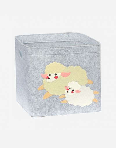 LuckySign-Care Aufbewahrungsbox Kinder Spielzeugkiste Ideal für Wohnzimmer und Kinderzimmer Baby Koala 33x33x30cm 